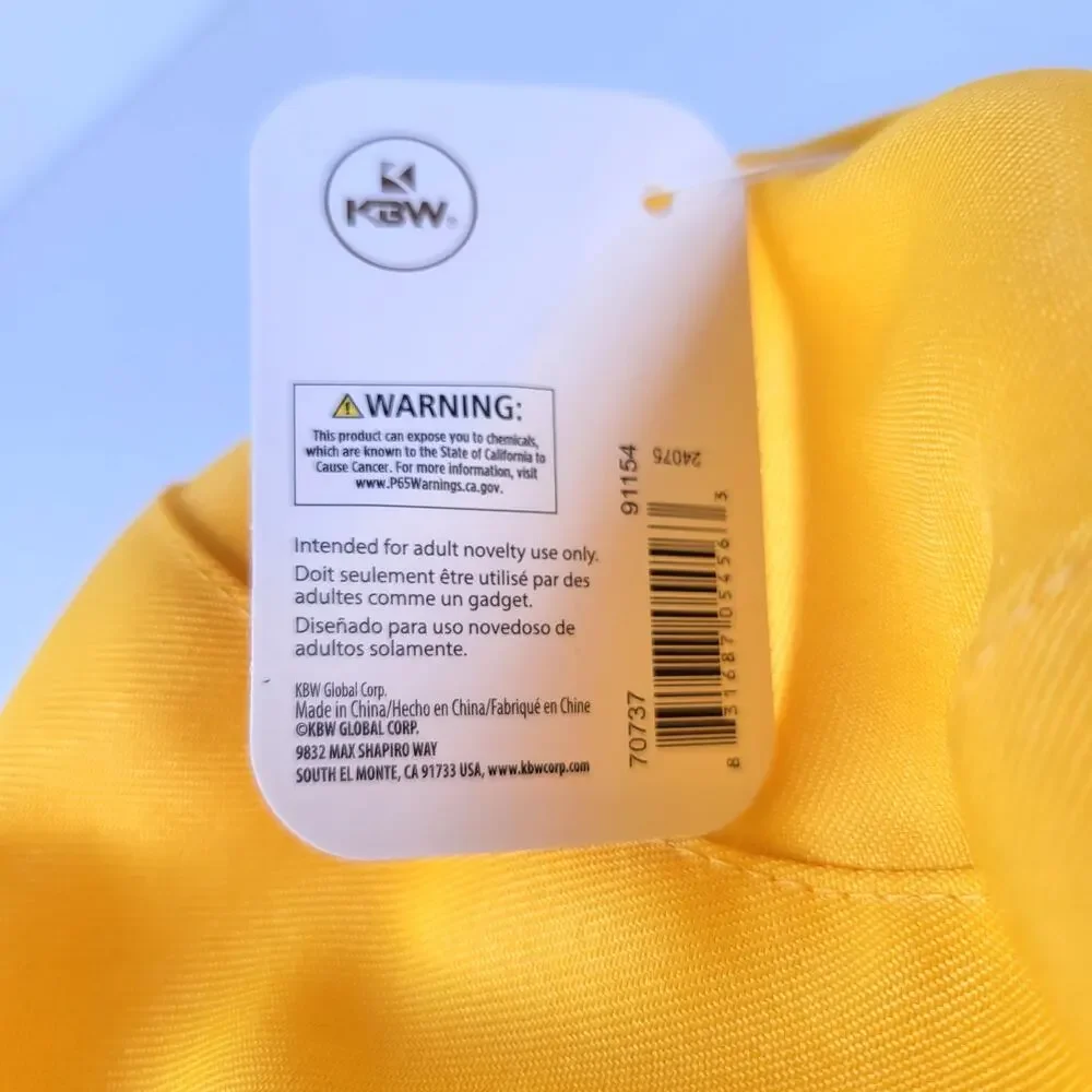 Yellow Bucket Hat Adult Novelty Cap Lightweight Solid Color Summer Sun Unlined